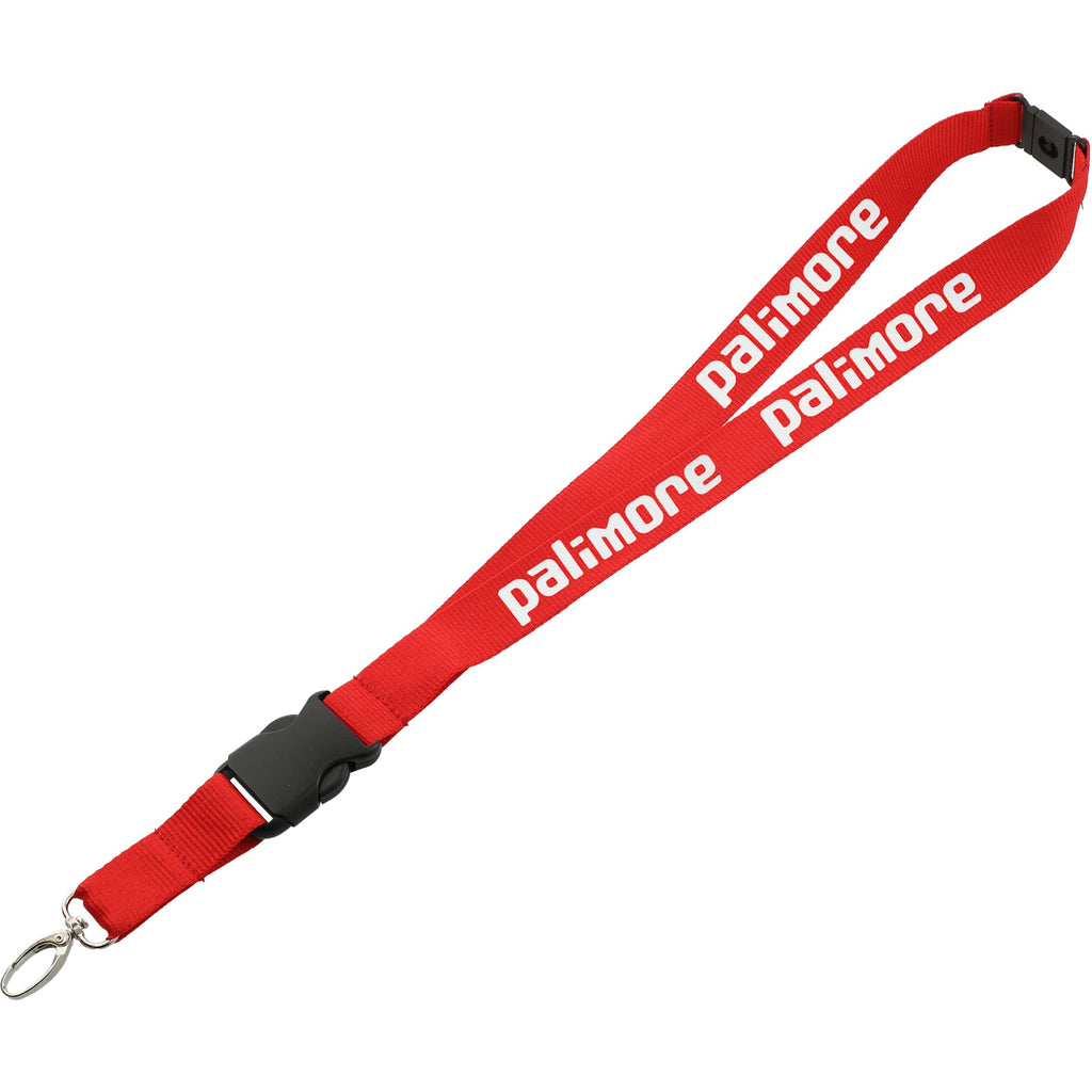 Hang In There Breakaway Lanyard, 1 Inch Wide - RED - Photo