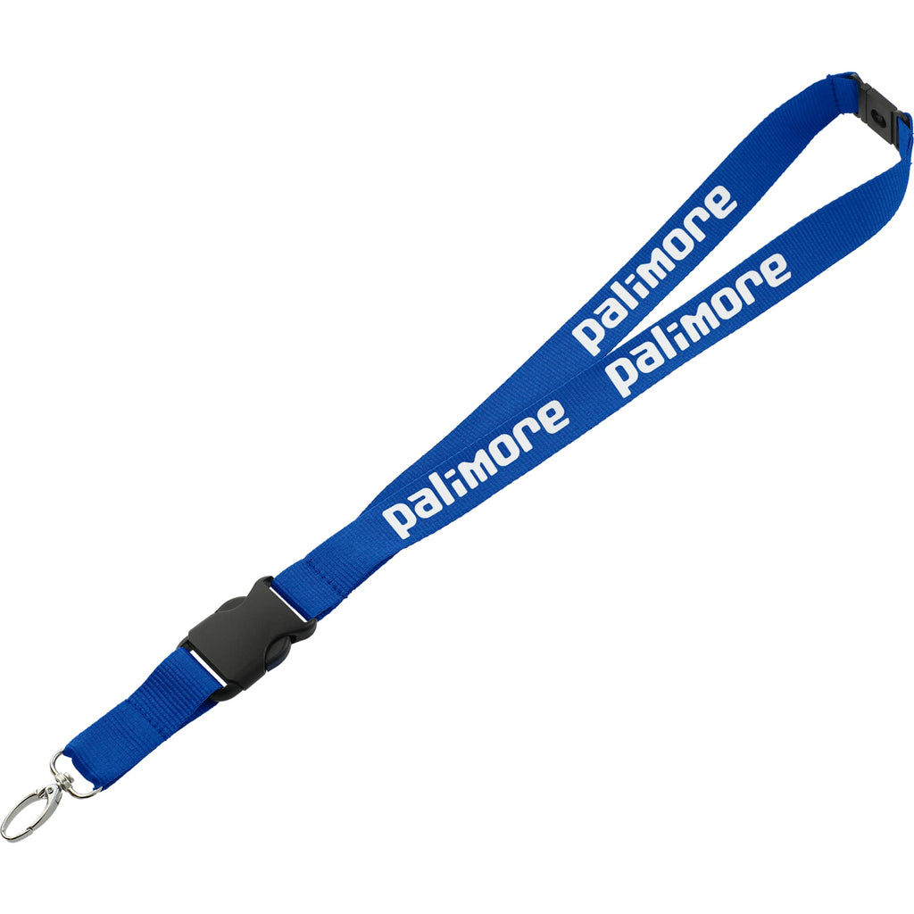 Hang In There Breakaway Lanyard, 1 Inch Wide - Royal Blue - Photo 2
