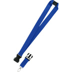 Hang In There Breakaway Lanyard, 1 Inch Wide - Royal Blue - Photo 3