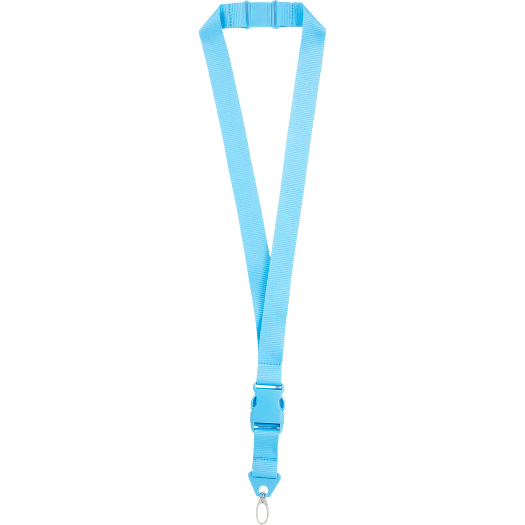 Hang In There Monochrome Lanyard with Detachable Buckle - Blue - Back