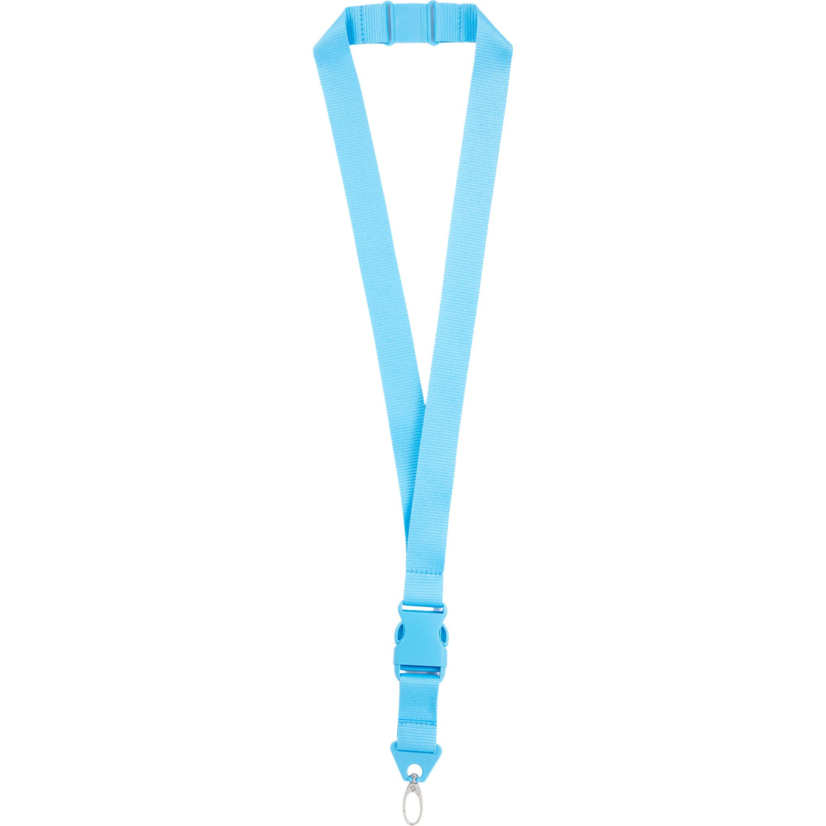Hang In There Monochrome Lanyard with Detachable Buckle - Blue - Back