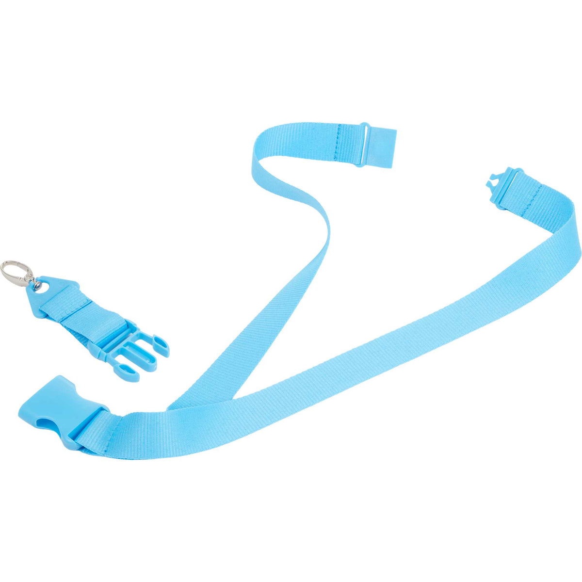 Hang In There Monochrome Lanyard with Detachable Buckle - Blue - Detail