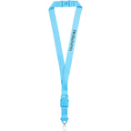 Hang In There Monochrome Lanyard with Detachable Buckle - Blue - Front