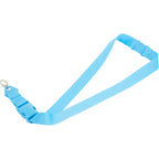 Hang In There Monochrome Lanyard with Detachable Buckle - Blue - Right Angle