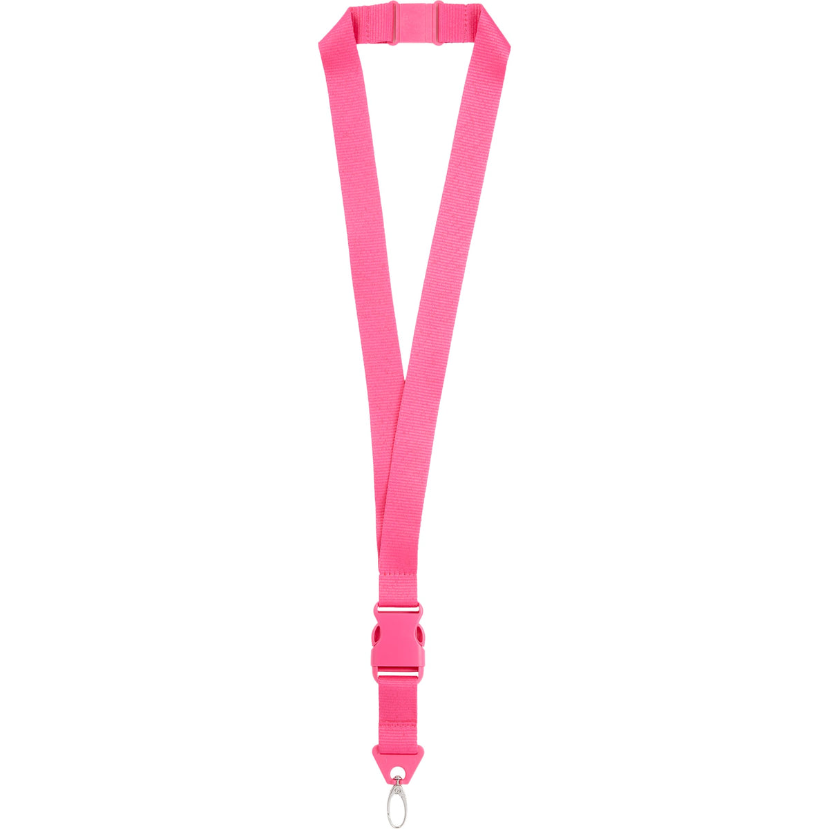 Hang In There Monochrome Lanyard with Detachable Buckle - Pink - Back
