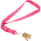 Hang In There Monochrome Lanyard with Detachable Buckle - Pink - Detail 2
