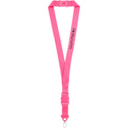 Hang In There Monochrome Lanyard with Detachable Buckle - Pink - Front