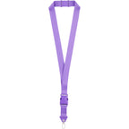 Hang In There Monochrome Lanyard with Detachable Buckle - Purple - Back