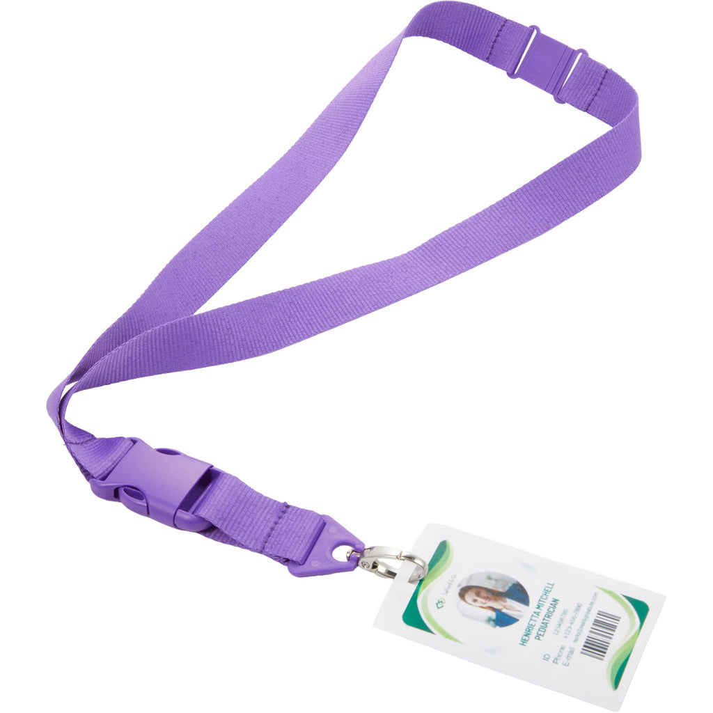 Hang In There Monochrome Lanyard with Detachable Buckle - Purple - Detail 2