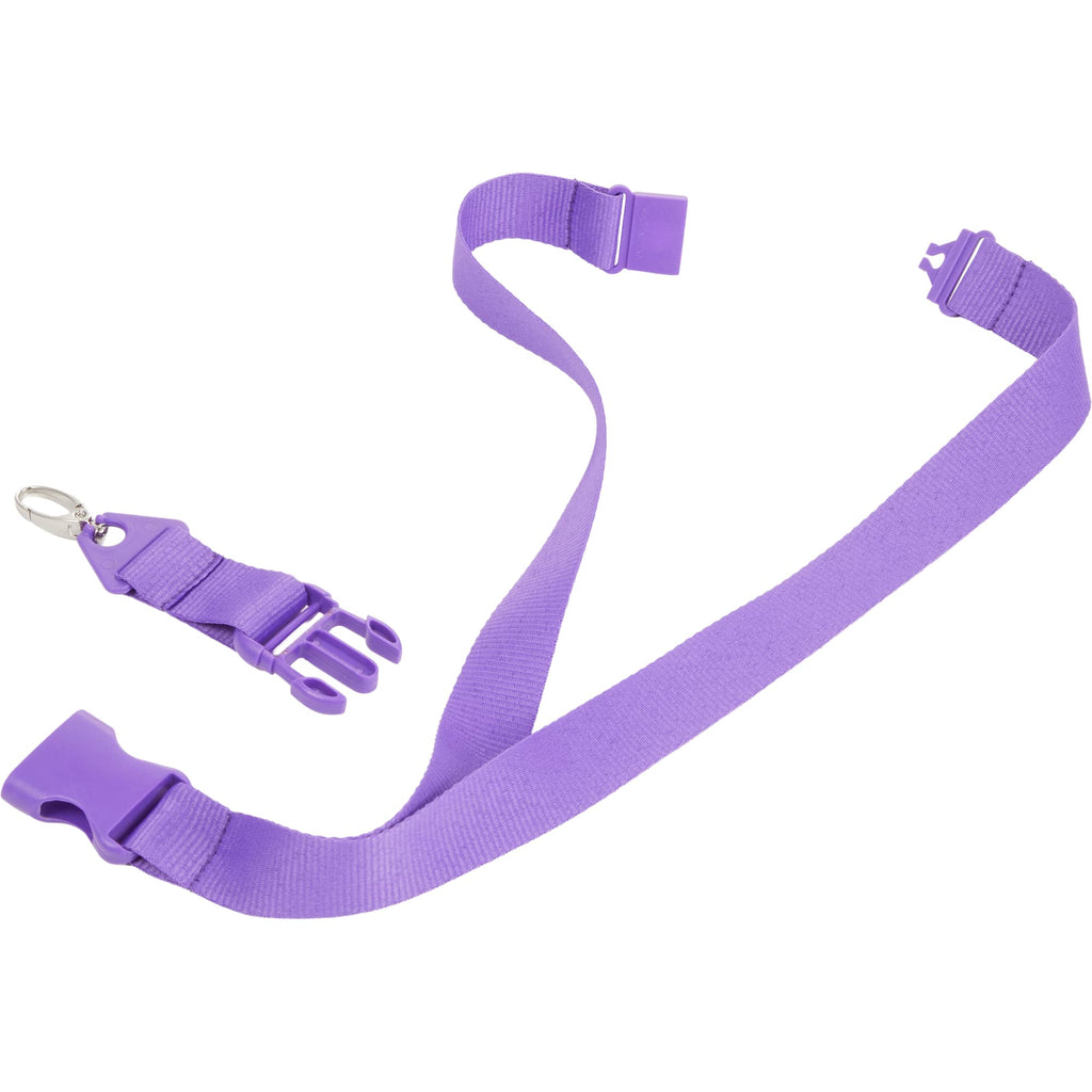 Hang In There Monochrome Lanyard with Detachable Buckle - Purple - Detail