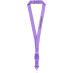 Hang In There Monochrome Lanyard with Detachable Buckle - Purple - Front