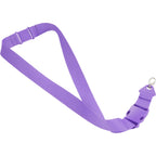 Hang In There Monochrome Lanyard with Detachable Buckle - Purple - Left Angle