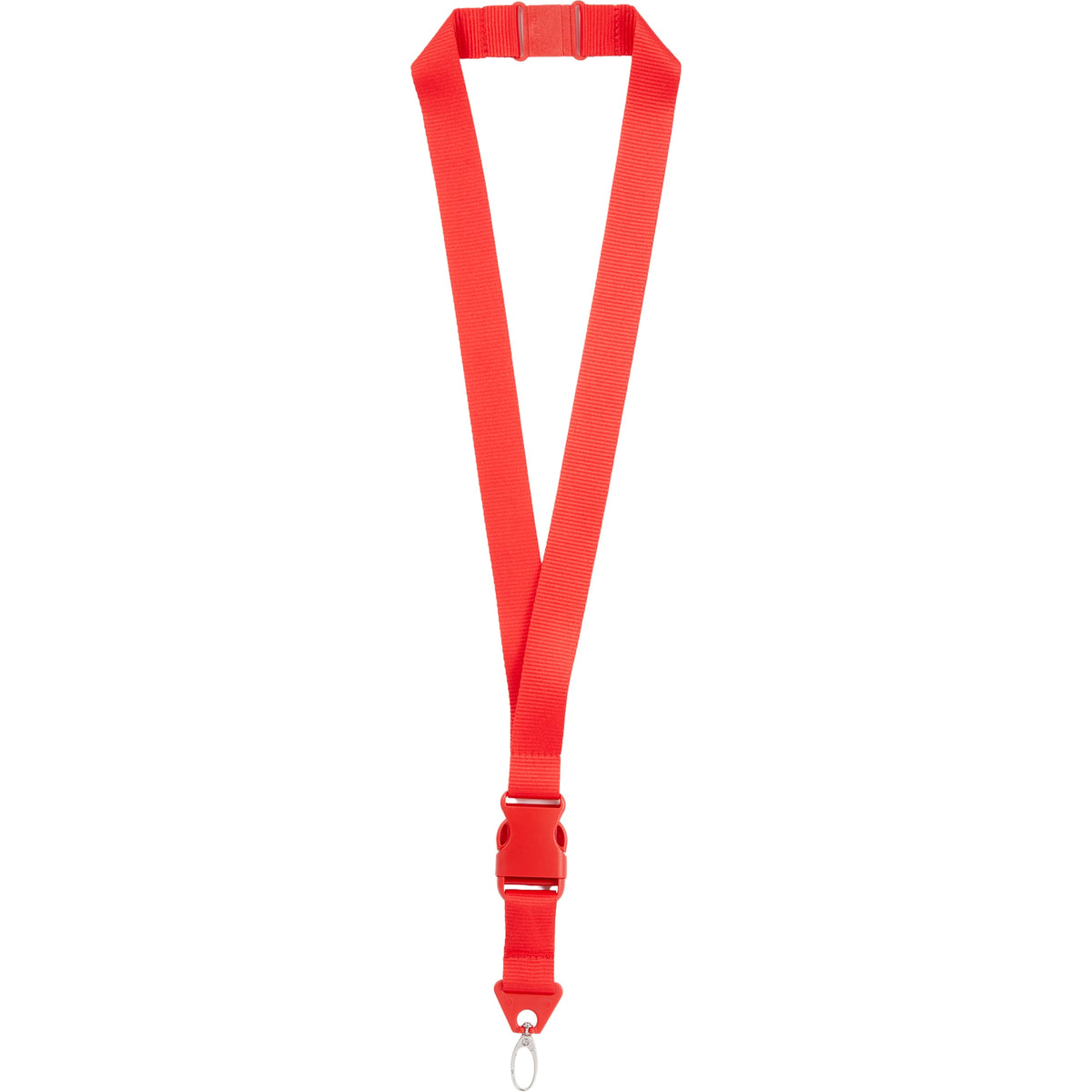 Hang In There Monochrome Lanyard with Detachable Buckle - RED - Back