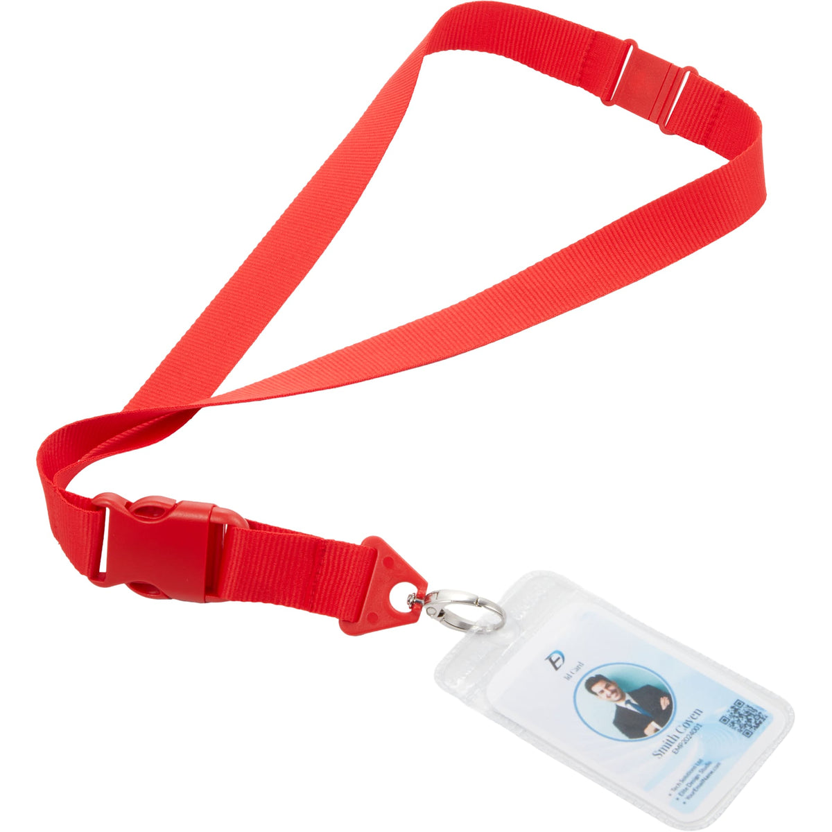 Hang In There Monochrome Lanyard with Detachable Buckle - RED - Detail 2