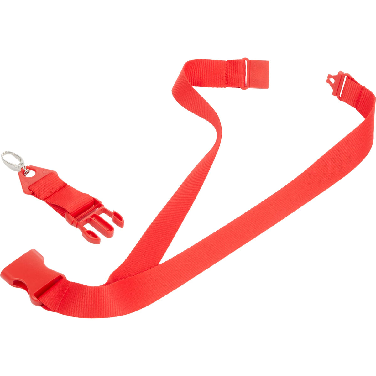 Hang In There Monochrome Lanyard with Detachable Buckle - RED - Detail