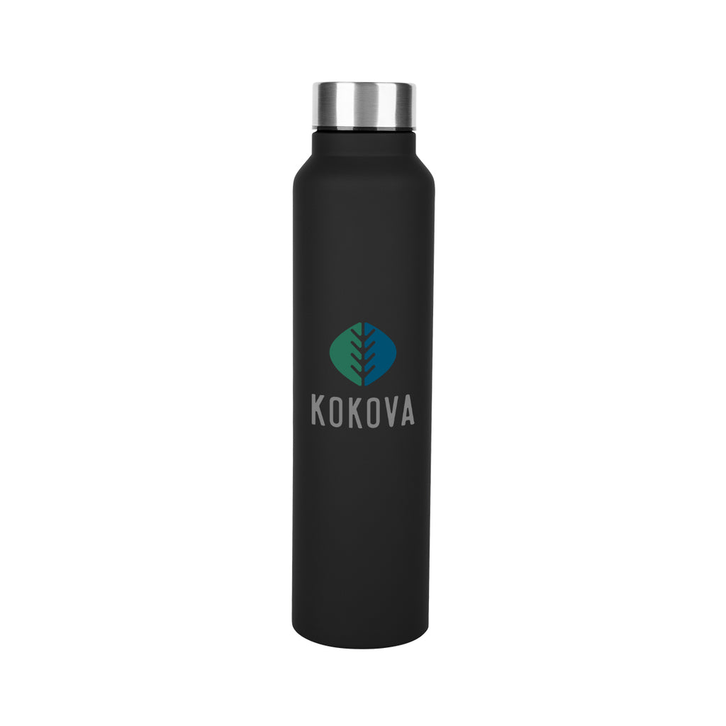 Hanlon Recycled Stainless Steel Bottle, 33 oz - Black - Colorbrite