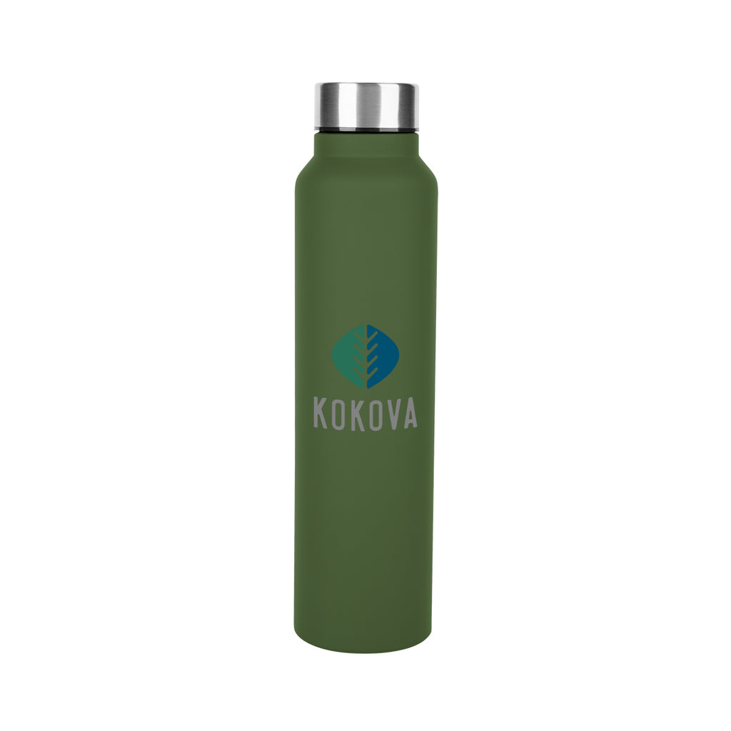 Hanlon Recycled Stainless Steel Bottle, 33 oz - Olive - Colorbrite