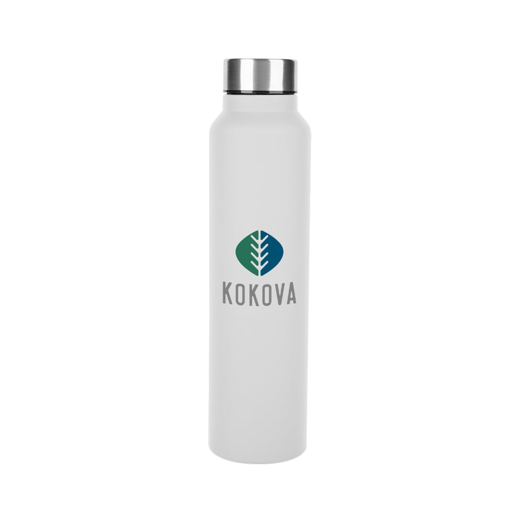 Hanlon Recycled Stainless Steel Bottle, 33 oz - White - Colorbrite