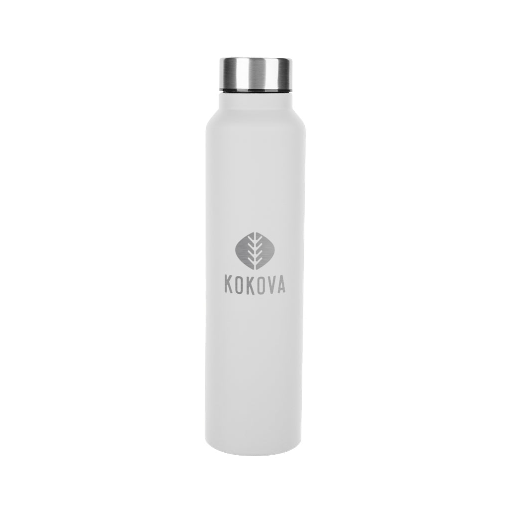 Hanlon Recycled Stainless Steel Bottle, 33 oz - White - Laser Engraving