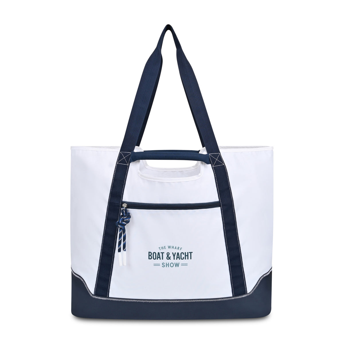 Harborside Nylon Boat Bag, Extra Large Transfer - White - View 1