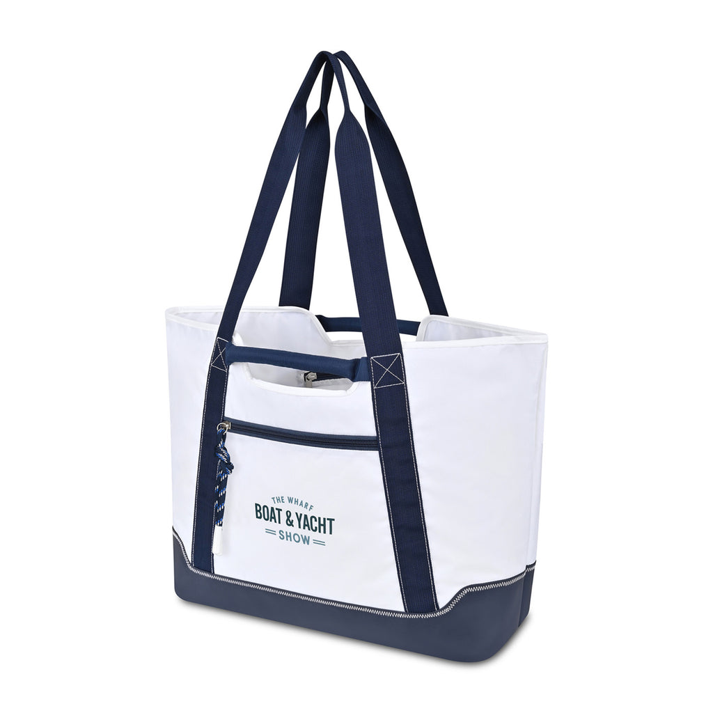 Harborside Nylon Boat Bag, Medium - White - View 2