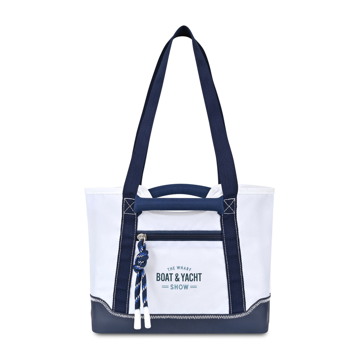Harborside Nylon Boat Bag, Mini Transfer - White - View 1