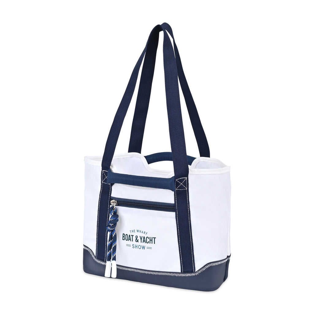 Harborside Nylon Boat Bag, Mini Transfer - White - View 3