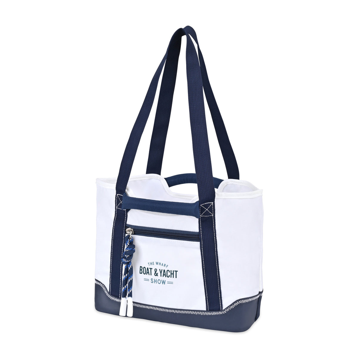 Harborside Nylon Boat Bag, Mini Transfer - White - View 3