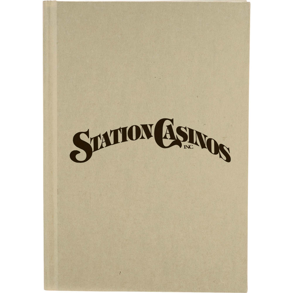 Hardcover Coloring and Notes Notebook for Adults, 5.75 x 8.5 Inches - Natural - Front