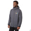 Hardy Recycled Insulated Jacket with Sherpa Lining for Men Debossing - Grey Storm - On Model Right Angle