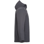 Hardy Recycled Insulated Jacket with Sherpa Lining for Men Debossing - Grey Storm - Right Side