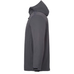 Hardy Recycled Insulated Jacket with Sherpa Lining for Men Embroidery - Grey Storm - Left Side