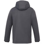 Hardy Recycled Insulated Jacket with Sherpa Lining for Men Laser Engraving - Grey Storm - Back