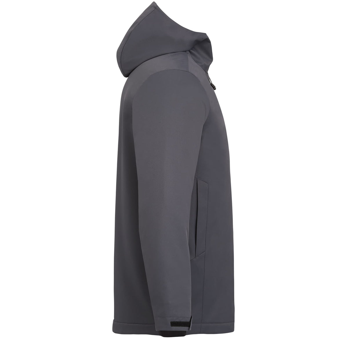 Hardy Recycled Insulated Jacket with Sherpa Lining for Men Transfer - Grey Storm - Right Side