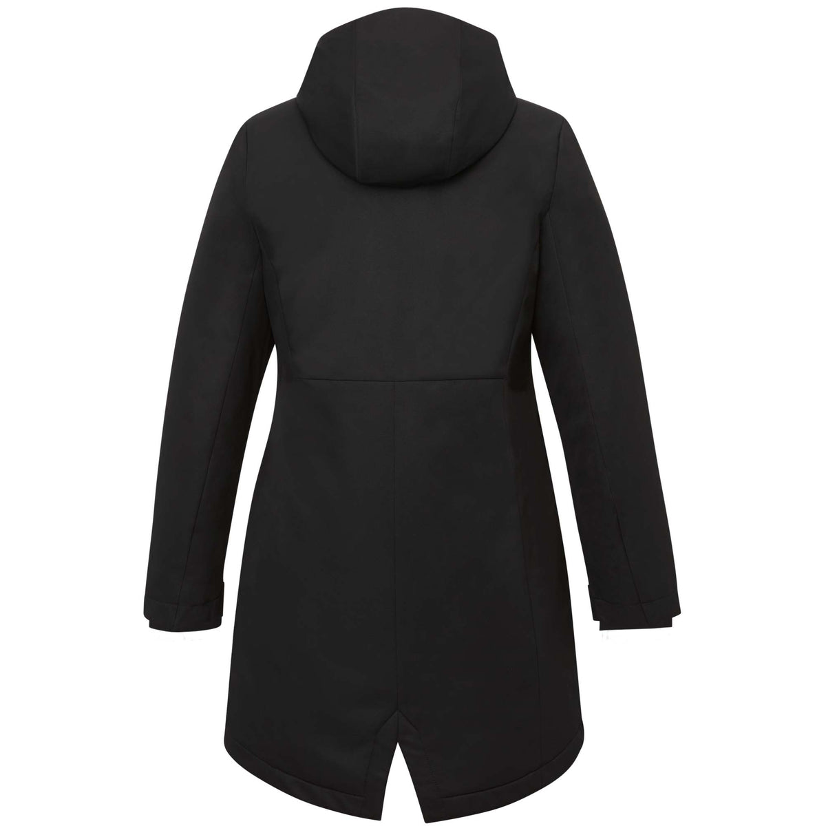 Hardy Recycled Insulated Jacket with Sherpa Lining for Women Debossing - Black - Back