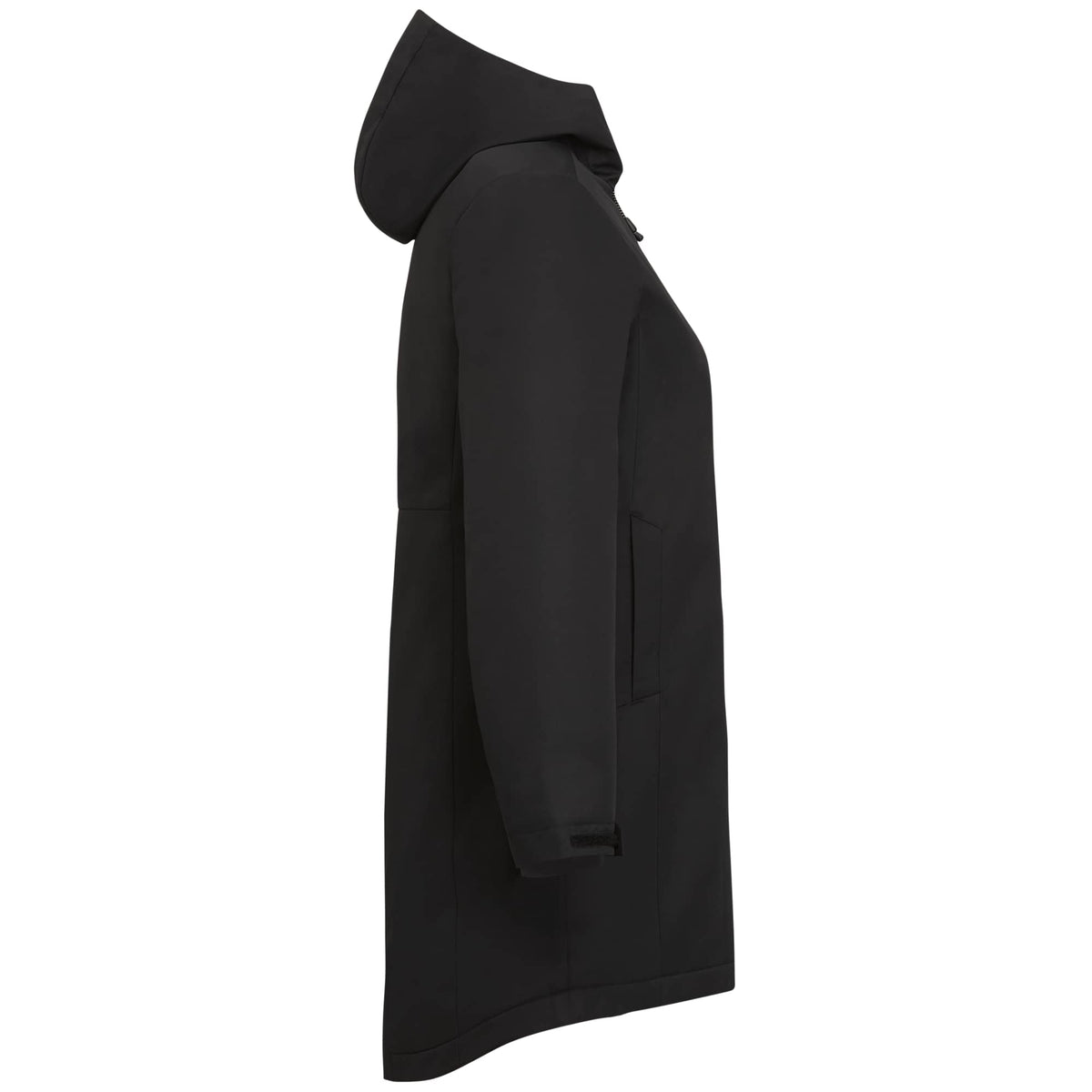 Hardy Recycled Insulated Jacket with Sherpa Lining for Women Debossing - Black - Right Side