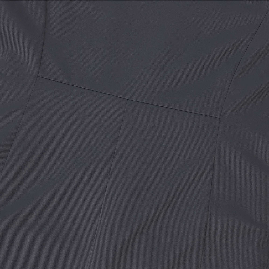 Hardy Recycled Insulated Jacket with Sherpa Lining for Women Debossing - Grey Storm - Detail Back
