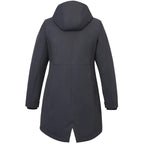 Hardy Recycled Insulated Jacket with Sherpa Lining for Women Transfer - Grey Storm - Back