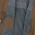 Hardy Recycled Mid Length Jacket for Women Debossing - Bark - Inside Detail