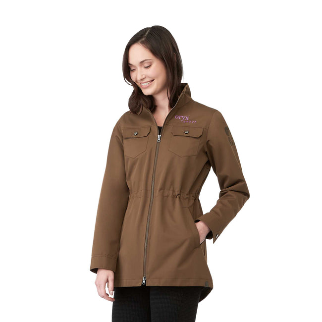 Hardy Recycled Mid Length Jacket for Women Transfer