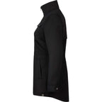 Hardy Recycled Mid Length Jacket for Women Transfer - Black - Left Side