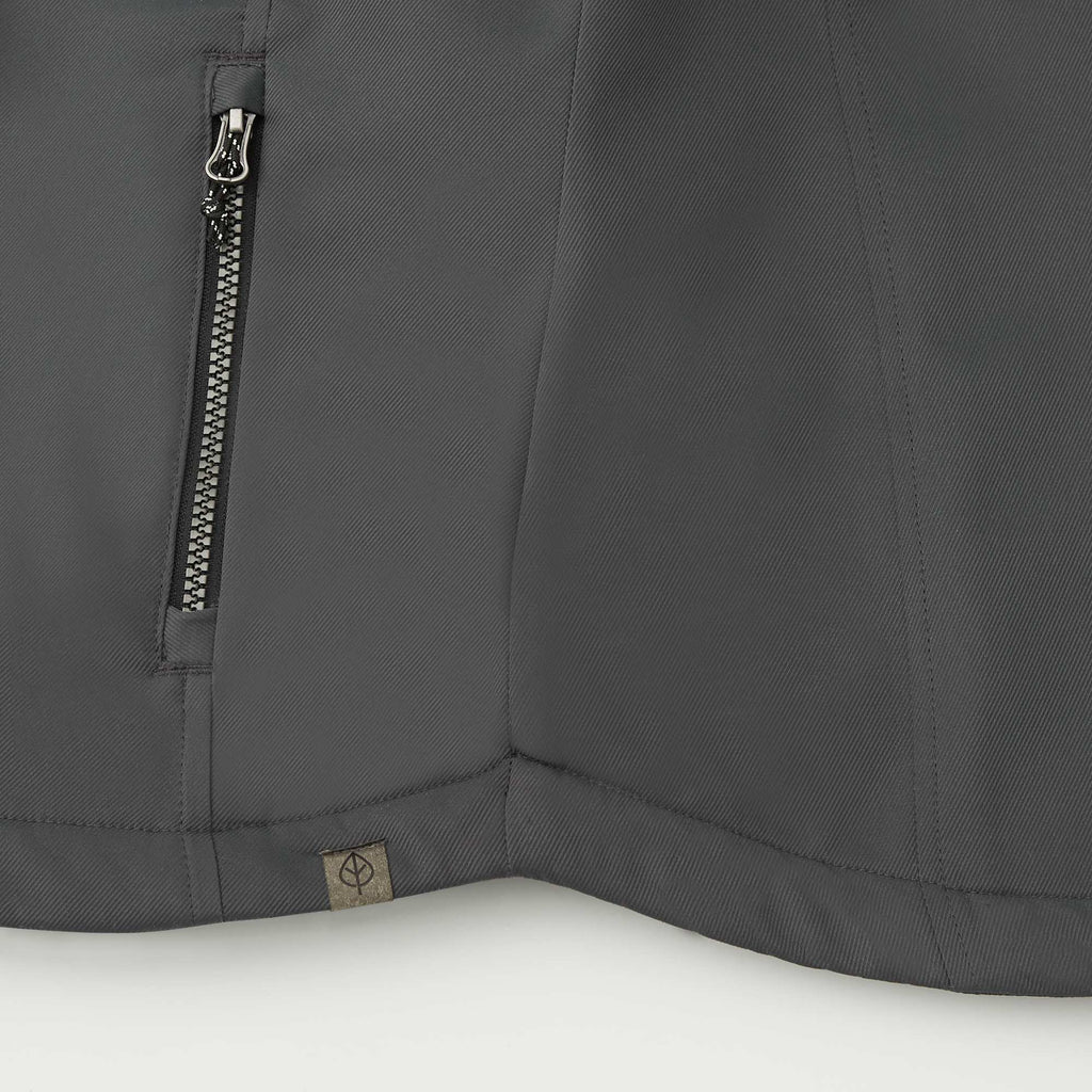 Hardy Sherpa Lined Eco Vest for Women Laser Engraving - Grey Storm - Detail 4