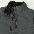 Hardy Sherpa Lined Eco Vest for Women Transfer - Grey Storm - Detail