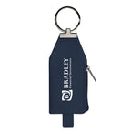 Harley Pouch Key Tag in Leatherette - Navy - Pad Print