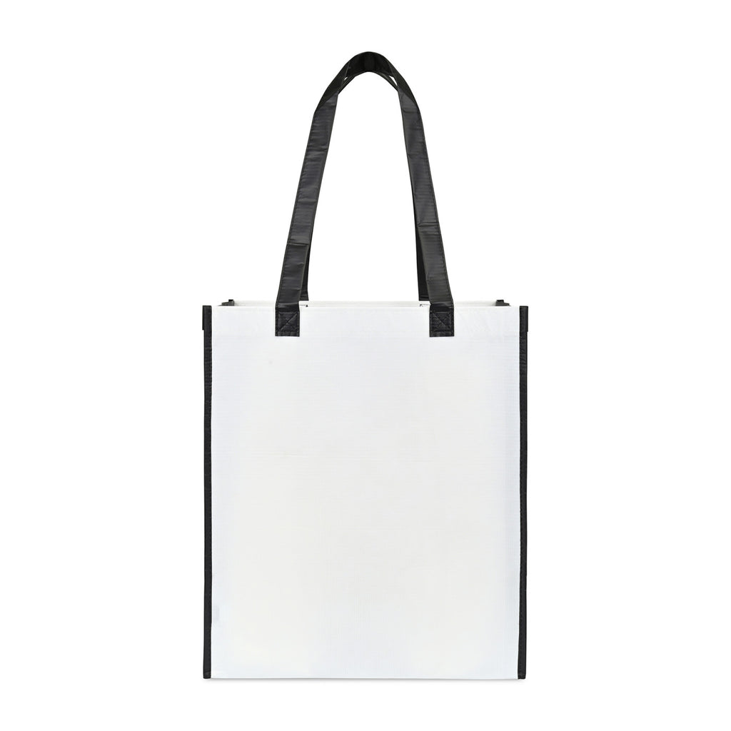 Harlow Laminated Recycled Shopping Bag Transfer - Black - View 3