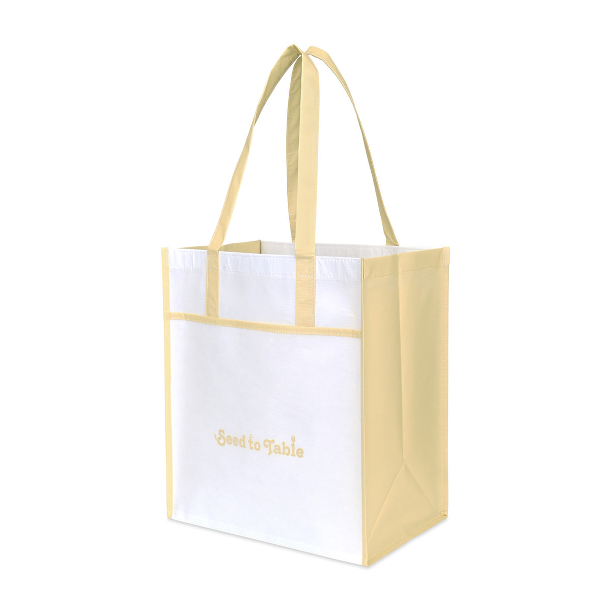 Harlow Laminated Recycled Shopping Bag Transfer - Oatmeal - View 3