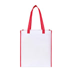 Harlow Laminated Recycled Shopping Bag Transfer - Red - View 3