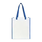 Harlow Laminated Recycled Shopping Bag Transfer - Royal Blue - View 3