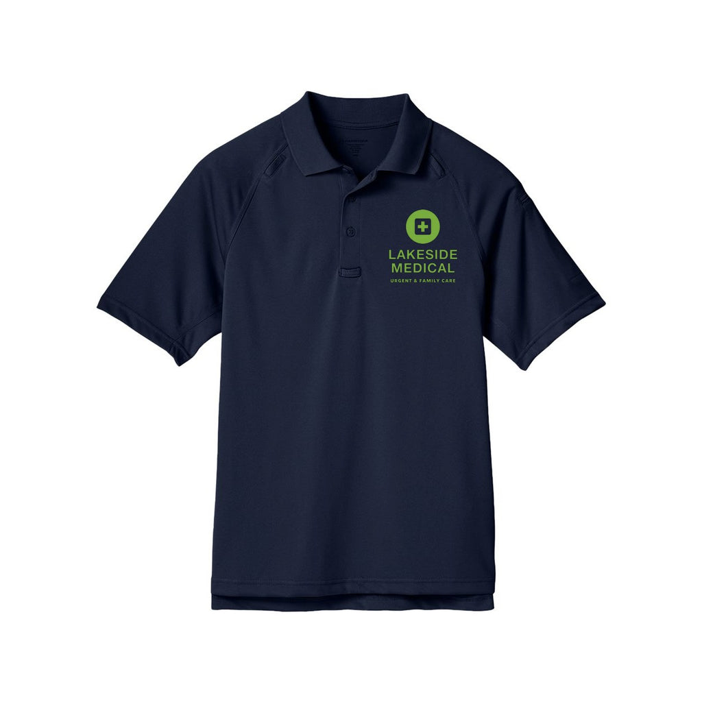 Harriton Men's Advantage Tactical Performance Polo Embroidery - Dark Navy - Front