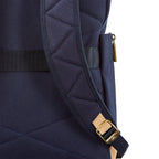Hartmann Reserve Canvas and Leather Backpack Debossing - Midnight Navy - View 4